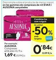 Caprabo Compresas ausonia oferta