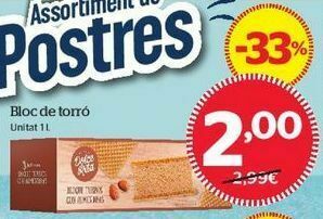 La Sirena Helado de turrón oferta