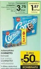 Eroski Cornetto cono mini classic oferta