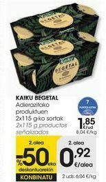 Eroski Kaiku begetal oferta