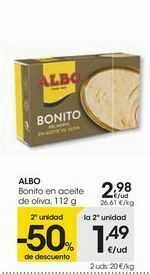 Eroski Albo bonito en aceite de oliva oferta