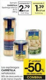 Eroski Carretilla espárrago blanco oferta