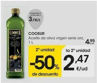 Eroski Coosur aceite de oliva virgen serie oro oferta