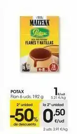 Eroski Potax flan oferta