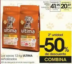 Eroski Ultima adult pollo&arroz oferta