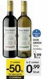 Eroski Don simón vino botella oferta