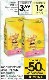 Eroski Friskies alimento para gato junior oferta