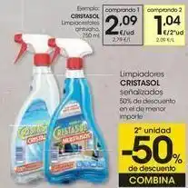 Eroski Cristasol limpiacristales antimoho oferta