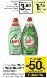 Eroski Fairy lavavajillas a mano ultrpoder oferta