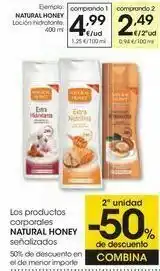 Eroski Natural honey loción hidratante oferta