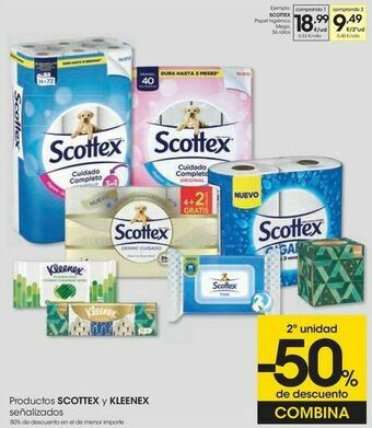 Eroski Scottex papel higiénico mega oferta