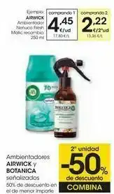 Eroski Airwick ambientador nenuco fresh matic oferta