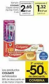 Eroski Colgate cepillo dental zig zag oferta