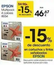 Eroski Epson multipack 4 colores oferta