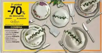 Eroski 2ª unidad -70% de descuento en despiece queen's oferta