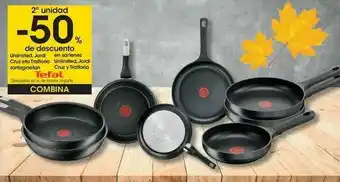 Eroski 2ª unidad -50% de descuento en sartenes unlimited, jordi cruz y trattoria oferta