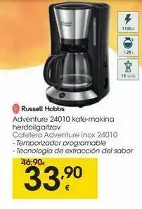 Eroski Cafetera adventure inox 24010 oferta