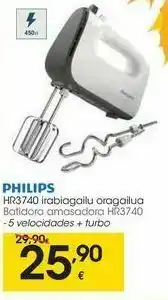 Eroski Batidora amasadora hr3740 - 5 velocidades + turbo oferta