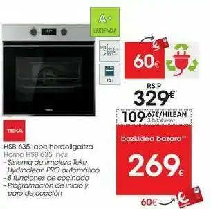 Eroski Horno hsb 635 inox oferta