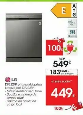 Eroski Lavavajillas df222fp oferta
