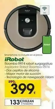 Eroski Aspirador robot roomba r974 oferta