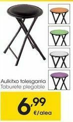 Eroski Taburete plegable oferta