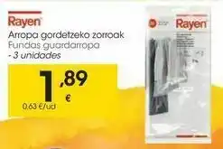 Eroski Fundas guardarropa oferta