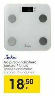 Eroski Báscula analizador corporal 7 funciones oferta