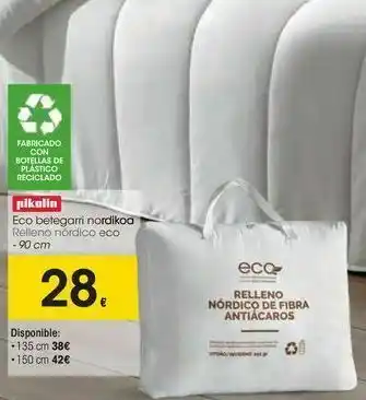 Eroski Relleno nórdico eco oferta