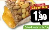 Unide Supermercados Patatas lavadas, malla de 3 kg oferta