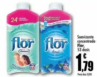 Unide Supermercados Suavizante concentrado flor, 53 dosis oferta
