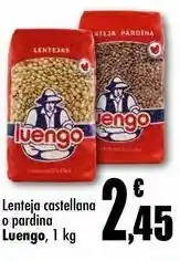 Unide Supermercados Lentejas castellanas o pardinas luengo, 1 kg oferta