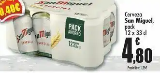 Unide Supermercados Cerveza san miguel, pack 12 x 33 cl oferta