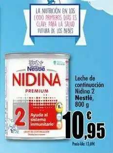 Unide Supermercados Leche de continuación nidina 2, nestlé, 800 g oferta