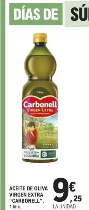 E.Leclerc ACEITE DE OLIVA VIRGEN EXTRA "CARBONELL". oferta