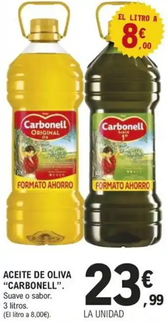 E.Leclerc ACEITE DE OLIVA "CARBONELL". Suave o sabor. oferta