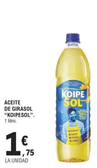 E.Leclerc ACEITE DE GIRASOL "KOIPESOL". oferta