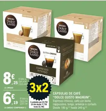 E.Leclerc CÁPSULAS DE CAFÉ oferta