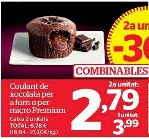 La Sirena Coulant de chocolate oferta