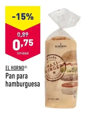 ALDI Pan para hamburguesa oferta