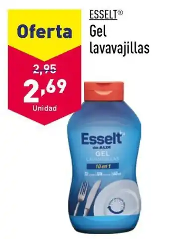 ALDI ESSELTⓇ GEL LAVAVAJILLAS oferta