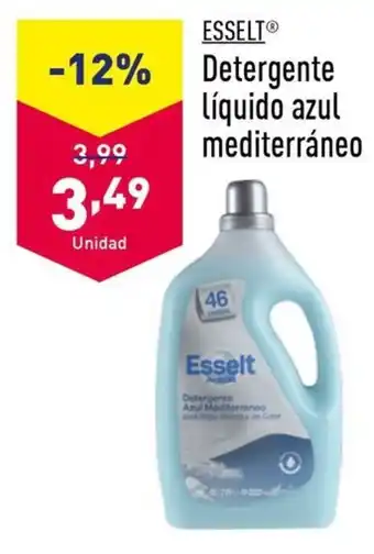 ALDI ESSELTⓇ Detergente líquido azul mediterráneo oferta