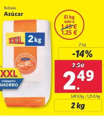 Lidl Belbake Azúcar oferta
