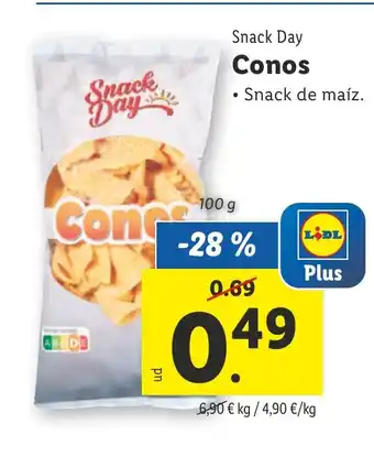 Lidl Snack Day Conos oferta