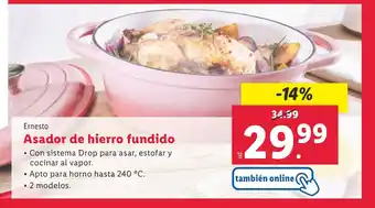 Lidl Asador de hierro fundido oferta