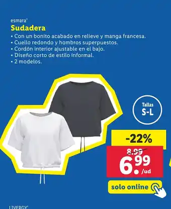 Lidl Sudadera oferta