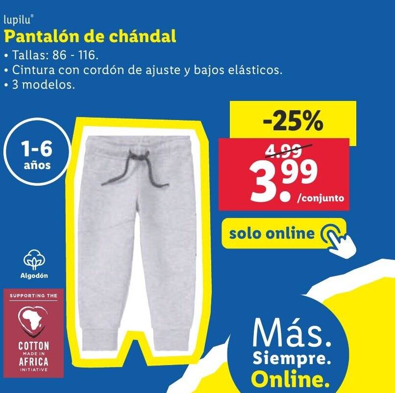 Pantalon chandal niño online alcampo