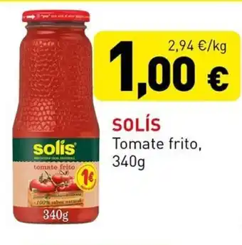 Hiperber SOLÍS Tomate frito, 340g oferta