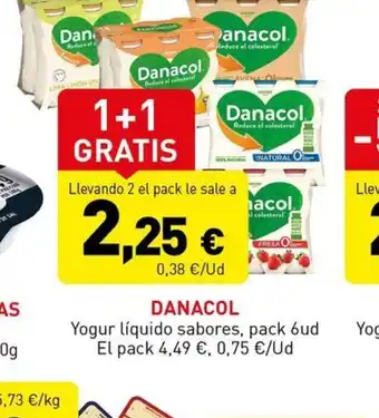 Hiperber DANACOL Yogur líquido sabores oferta