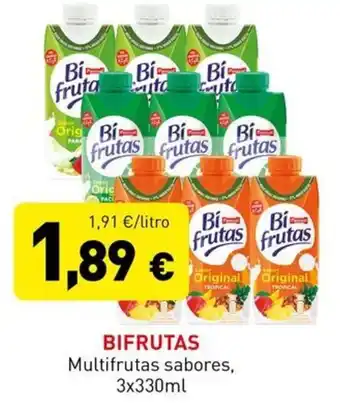 Hiperber BIFRUTAS Multifrutas sabores oferta